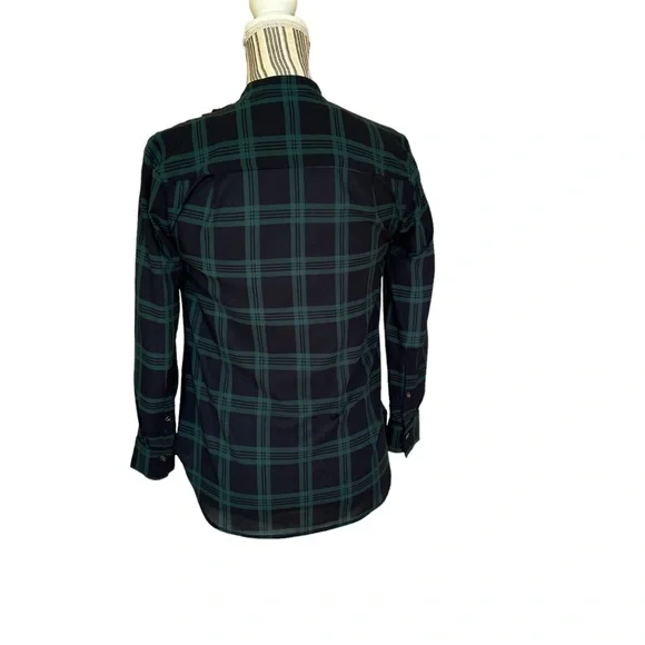 J Crew Casual Green Plaid Flannel XXS - Picture 4 of 7